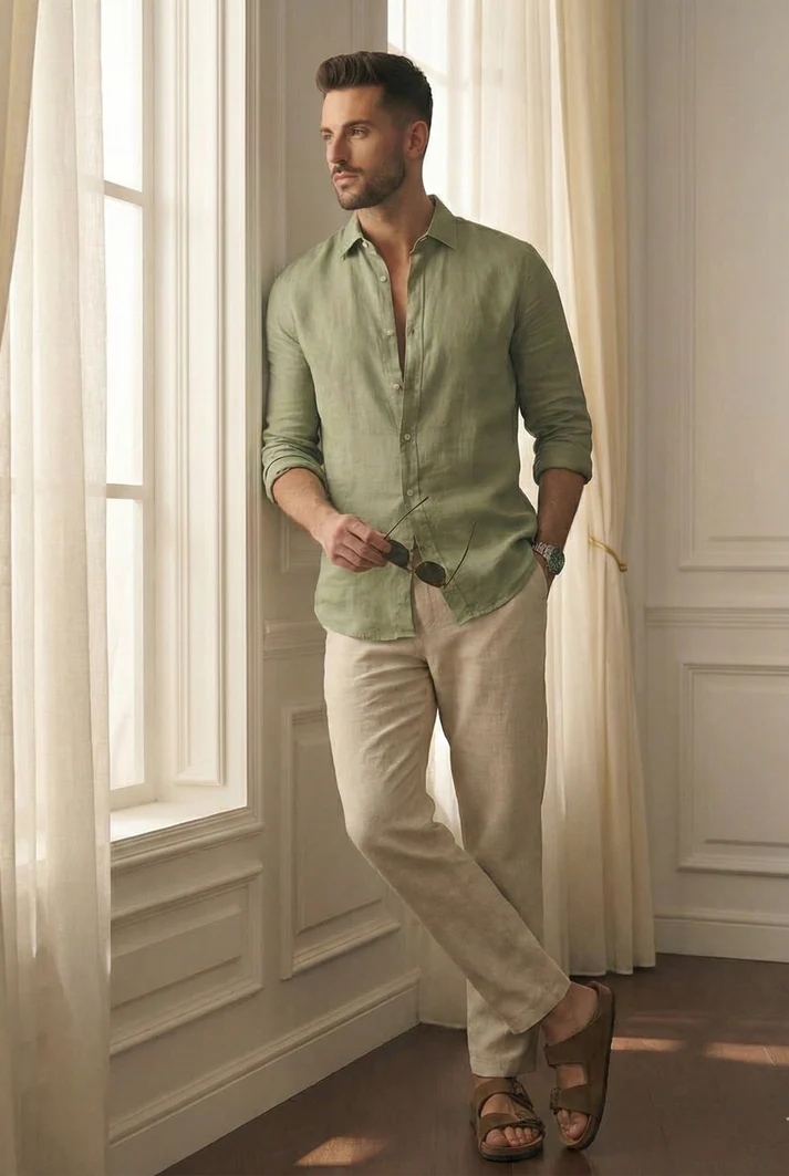 Old Money Classic Combo (Olive & Beige) thumb 1