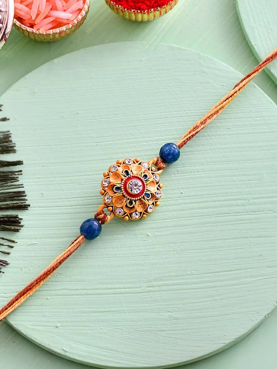 Voylla Designer Mauli Thread Rakhi Set thumb 1
