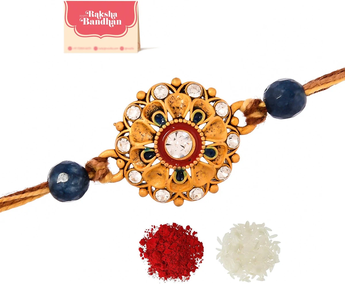 Voylla Designer Mauli Thread Rakhi Set thumb 2